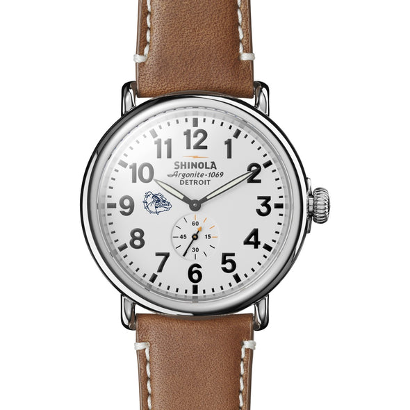Gonzaga Shinola Watch, The Runwell 47 mm White Dial Shot #2