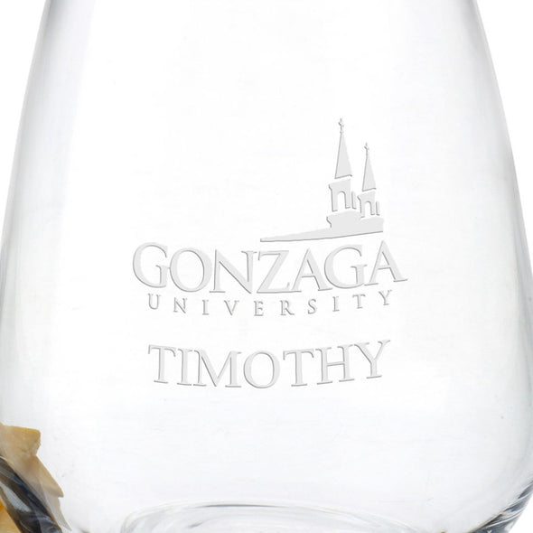 Gonzaga Stemless Wine Glasses - Set of 4 Shot #3