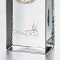 Gonzaga Tall Glass Desk Clock by Simon Pearce Shot #2