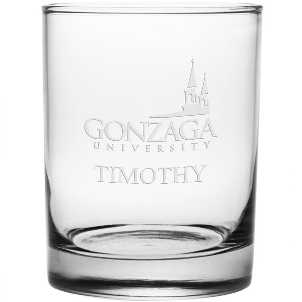 Gonzaga Tumbler Glasses - Set of 2 Made in USA Shot #2