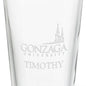 Gonzaga University 16 oz Pint Glass- Set of 4 Shot #3