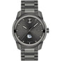 Gonzaga University Men's Movado BOLD Gunmetal Grey with Date Window Shot #2
