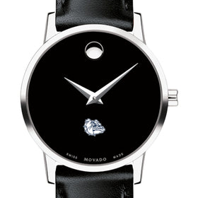 Gonzaga Women&#39;s Movado Museum with Leather Strap Shot #1