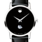 Gonzaga Women's Movado Museum with Leather Strap Shot #1
