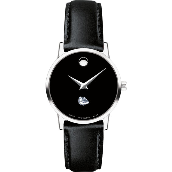 Gonzaga Women&#39;s Movado Museum with Leather Strap Shot #2
