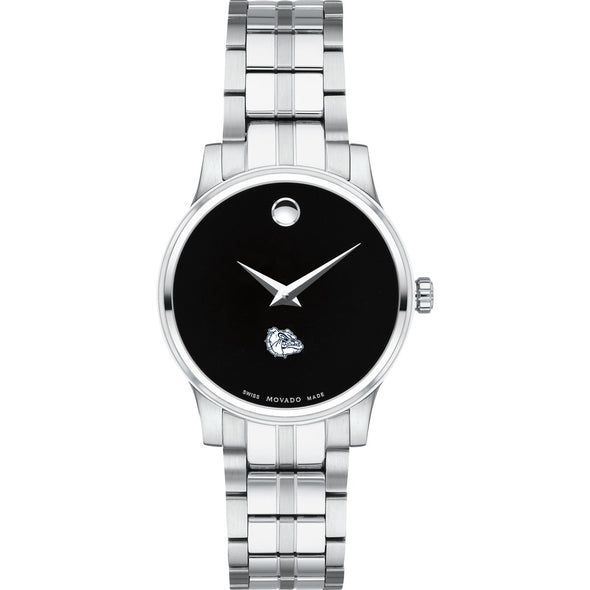 Gonzaga Women's Movado Stainless Steel Watch with Black Dial Shot #2