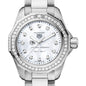 Gonzaga Women's TAG Heuer Steel Aquaracer with Diamond Dial & Bezel Shot #1