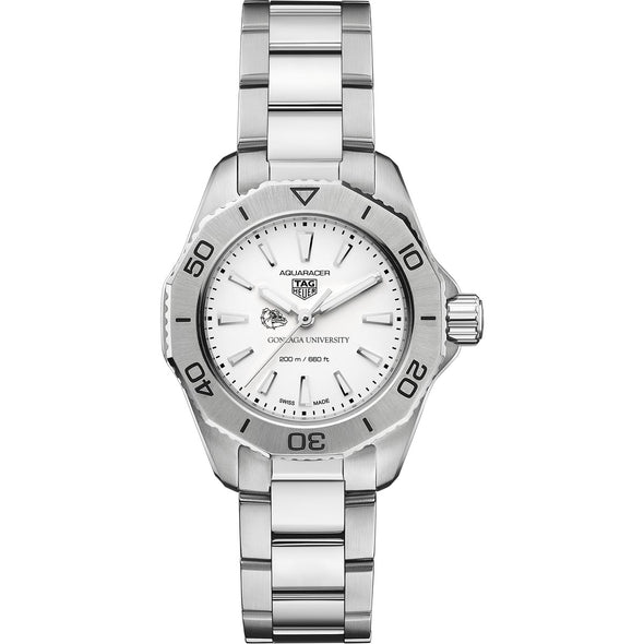 Gonzaga Women&#39;s TAG Heuer Steel Aquaracer with Silver Dial Shot #2