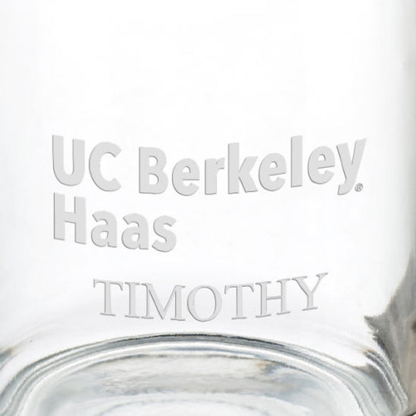Haas School of Business 13 oz Glass Coffee Mug Shot #3