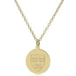 Harvard 14K Gold Pendant & Chain Shot #2