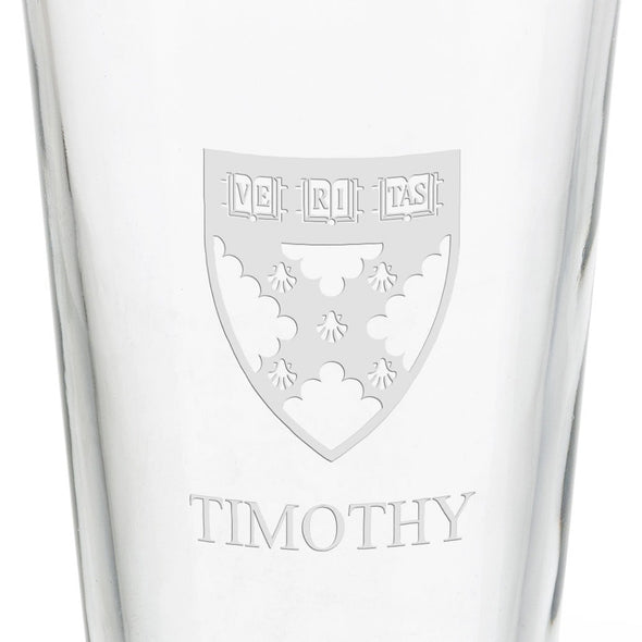 Harvard Business School 16 oz Pint Glass- Set of 2 Shot #3