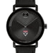 Harvard Business School Men's Movado BOLD with Black Leather Strap