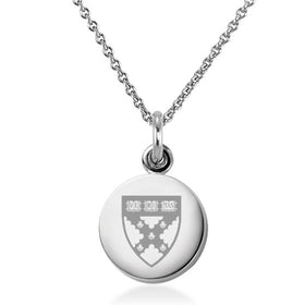Harvard Business School Necklace with Charm in Sterling Silver Shot #1