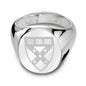 Harvard Business School Sterling Silver Oval Signet Ring Shot #2