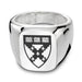 Harvard Business School Sterling Silver Rectangular Cushion Ring