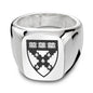 Harvard Business School Sterling Silver Rectangular Cushion Ring Shot #1
