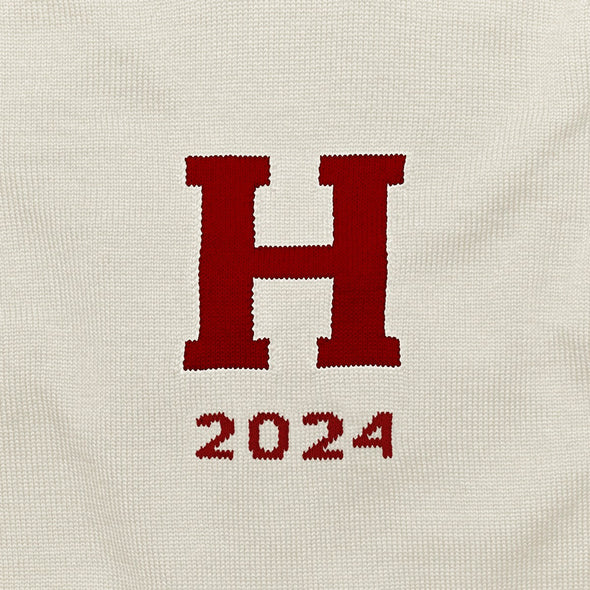 Harvard Class of 2024 Ivory and Maroon Sweater by M.LaHart Shot #2