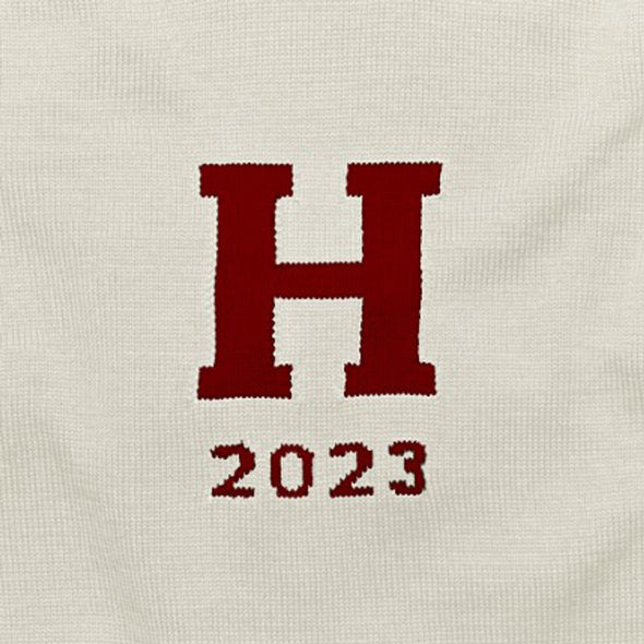 2023 Harvard  Ivory and Maroon Sweater Shot #6