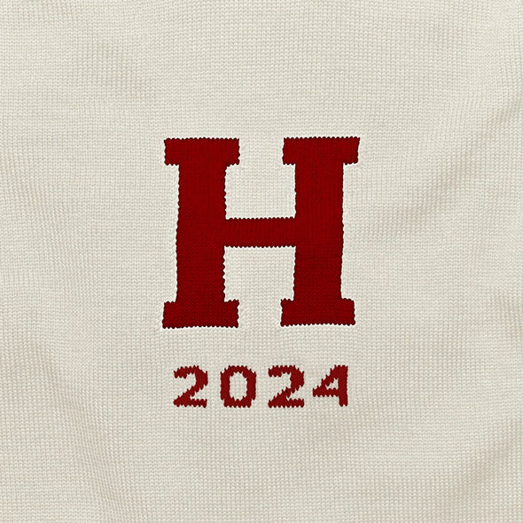 2024 Harvard  Ivory and Maroon Sweater Shot #4