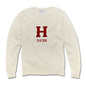 2025 Harvard  Ivory and Maroon Sweater Shot #1