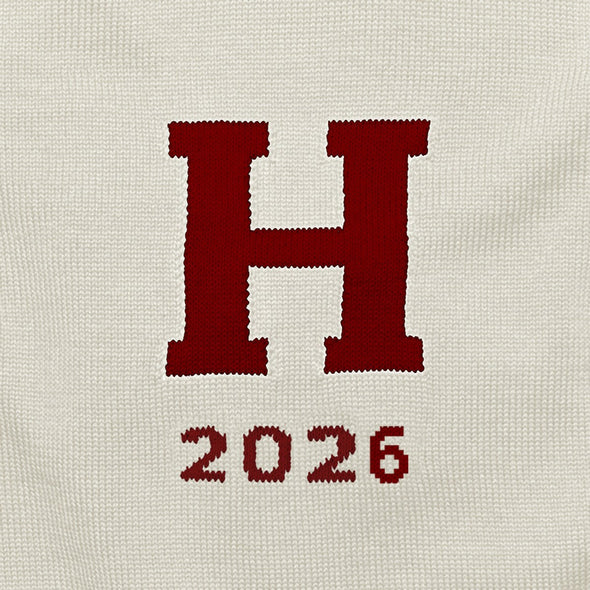 Harvard Class Year Ivory and Maroon Sweater Shot #2