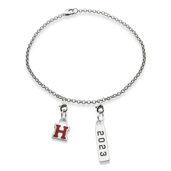 Harvard Class Year Sterling Silver Anklet Shot #3