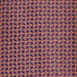 Harvard Diamond Pattern Woven Silk Tie in Maroon & Black Shot #2