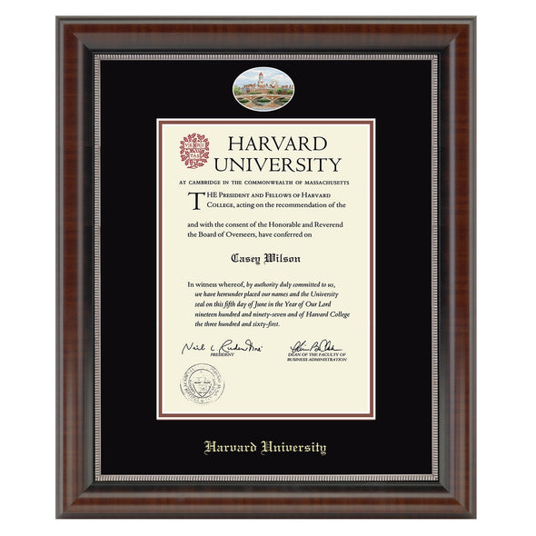 Harvard Diploma Frame - Cameo Shot #1