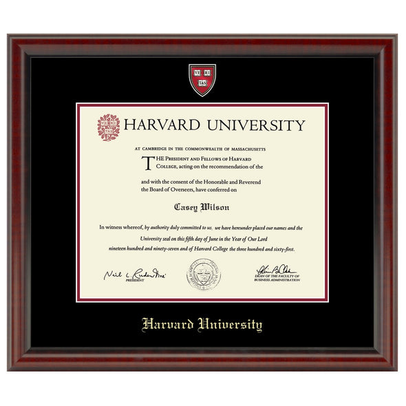 Harvard Diploma Frame - Masterpiece Shot #1