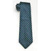Harvard Green & Gold Triangle Pattern Tie in Blue