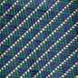 Harvard Green & Gold Triangle Pattern Tie in Blue Shot #2