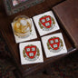 Harvard Logo Marble Coasters Shot #2