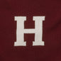 Harvard Maroon and Ivory Letter Sweater by M.LaHart Shot #2