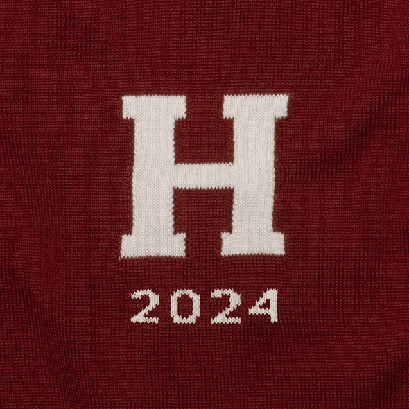 2024 Harvard Maroon and Ivory Sweater Shot #4