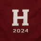 2024 Harvard Maroon and Ivory Sweater Shot #4