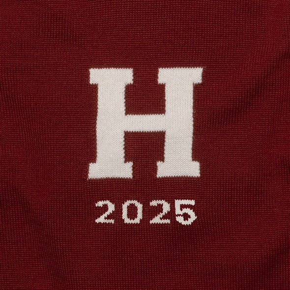 2025 Harvard Maroon and Ivory Sweater Shot #2