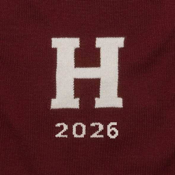 Harvard Maroon and Ivory Sweater with Class Year Shot #2