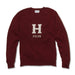 Harvard Maroon and Ivory Sweater with Class Year