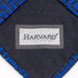 Harvard Maroon Square & Paisley Pattern Woven Silk Tie Shot #3