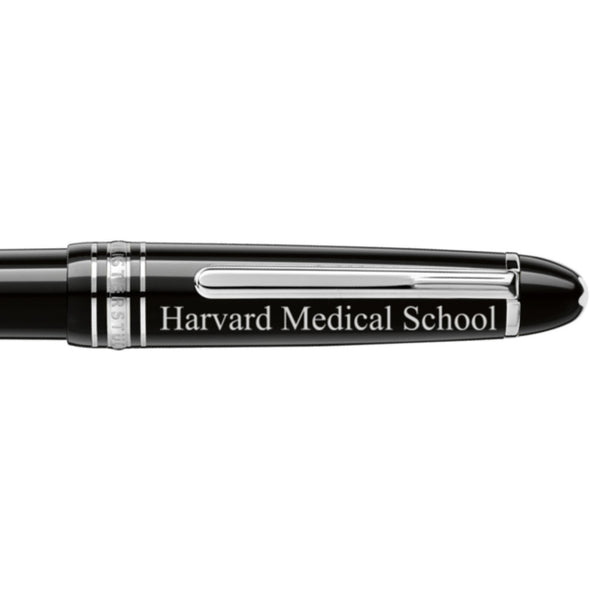 Harvard Medical Montblanc Meisterstück Midsize Platinum-Coated Ballpoint Pen Shot #2