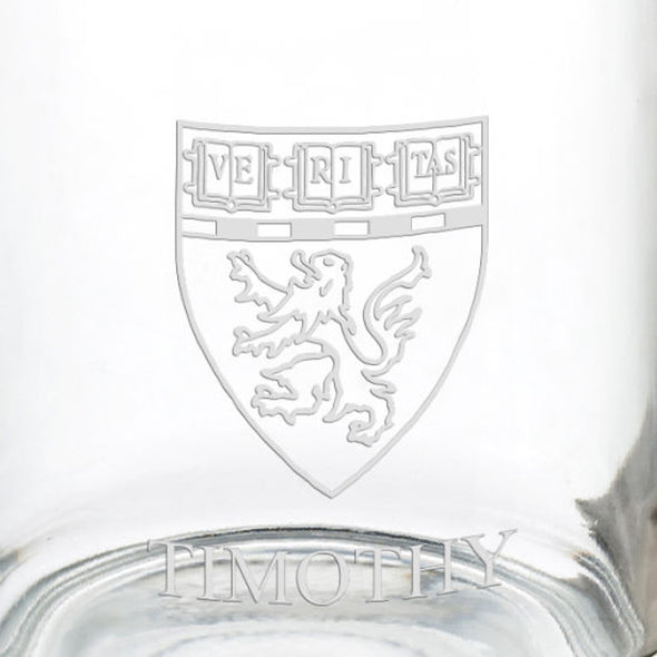 Harvard Medical School 13 oz Glass Coffee Mug Shot #3