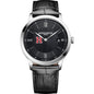 Harvard Men's Baume et Mercier 40mm Classima Quartz Watch with Black Dial & Black Leather Strap Shot #2