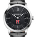 Harvard Men's Baume et Mercier 40mm Classima Quartz Watch with Black Dial & Black Leather Strap