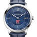 Harvard Men's Baume et Mercier 40mm Classima Quartz Watch with Blue Dial & Dark Blue Leather Strap