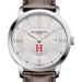 Harvard Men's Baume et Mercier 40mm Classima Quartz Watch with Silver Dial & Dark Brown Leather Strap