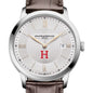 Harvard Men's Baume et Mercier 40mm Classima Quartz Watch with Silver Dial & Dark Brown Leather Strap Shot #1