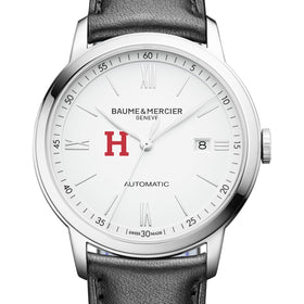 Harvard Men's Baume et Mercier 42mm Classima Automatic Watch with White Dial & Black Leather Strap Shot #1