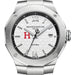 Harvard Men's Baume et Mercier 42mm Riviera Watch with White Dial & Bracelet