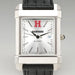 Harvard Men's Collegiate Watch with Leather Strap