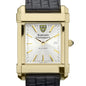 Harvard Men's Gold Watch with 2-Tone Dial & Leather Strap at M.LaHart & Co. Shot #1
